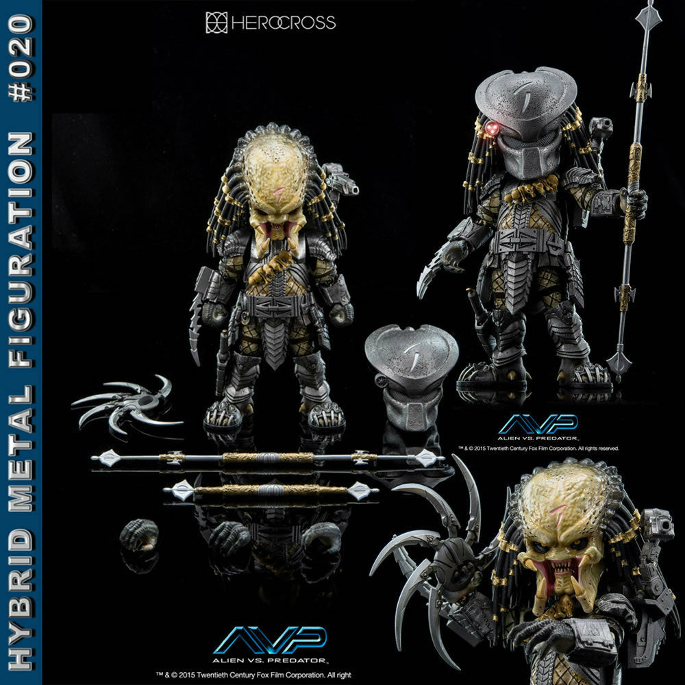 【新品即納】[FIG] ハイブリッド・メタル・フィギュレーション020 スカー・プレデター AVP フィギュア ヒーロークロス(20150628)