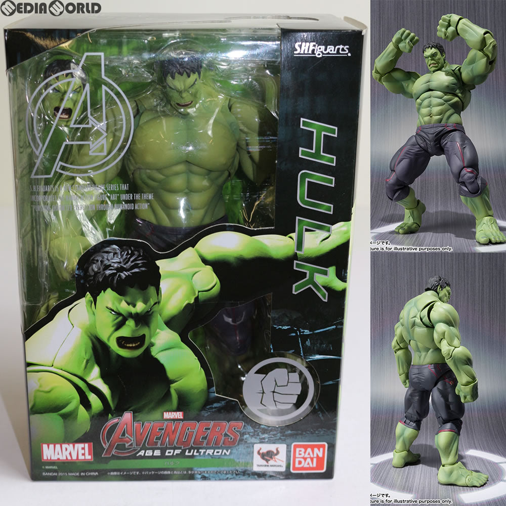 【中古即納】[FIG] S.H.Figuarts(フィギュアーツ) ハルク アベンジャーズ/エイジ・オブ・ウルトロン 完成品 可動フィギュア バンダイ(20150725)