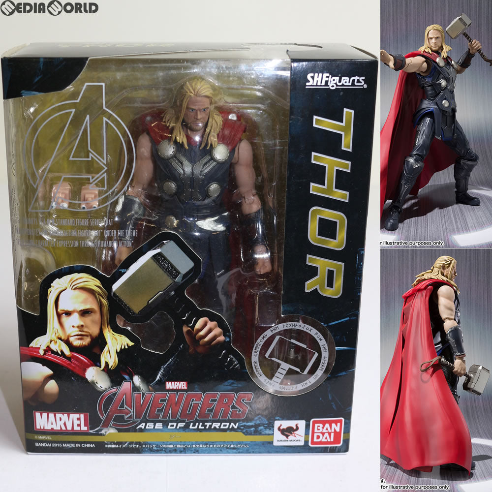 【中古即納】[FIG] S.H.Figuarts(フィギュアーツ) ソー アベンジャーズ/エイジ・オブ・ウルトロン 完成品 フィギュア バンダイ(20150919)