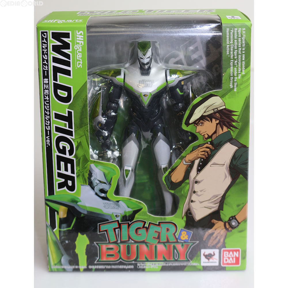 【中古即納】[FIG] (フィギュア単品) S.H.Figuarts ワイルドタイガー 桂正和オリジナルカラーver. TIGER & BUNNY(タイガー&バニー) 桂正和原画&ラフ画集成 完成品 可動フィギュア バンダイ(20120210)