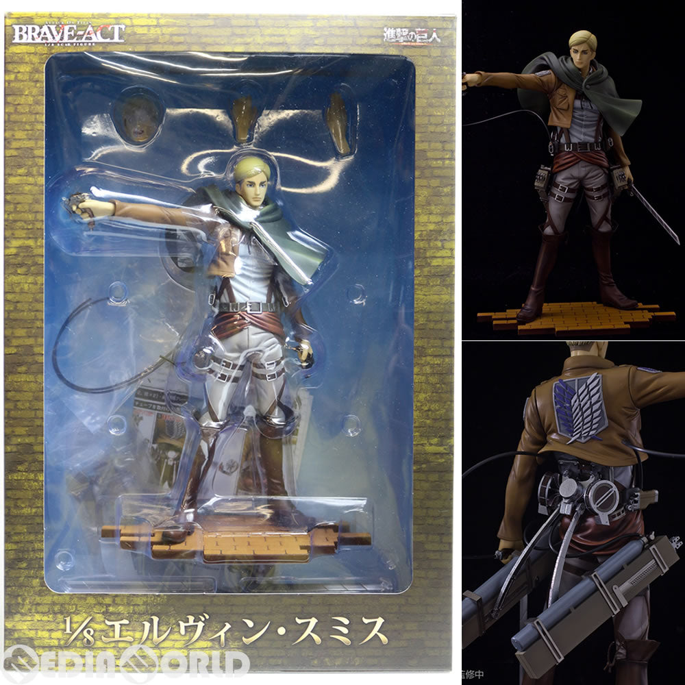 【中古即納】[FIG] BRAVE-ACT エルヴィン・スミス 進撃の巨人 1/8 完成品 フィギュア 千値練(せんちねる) (20151031)