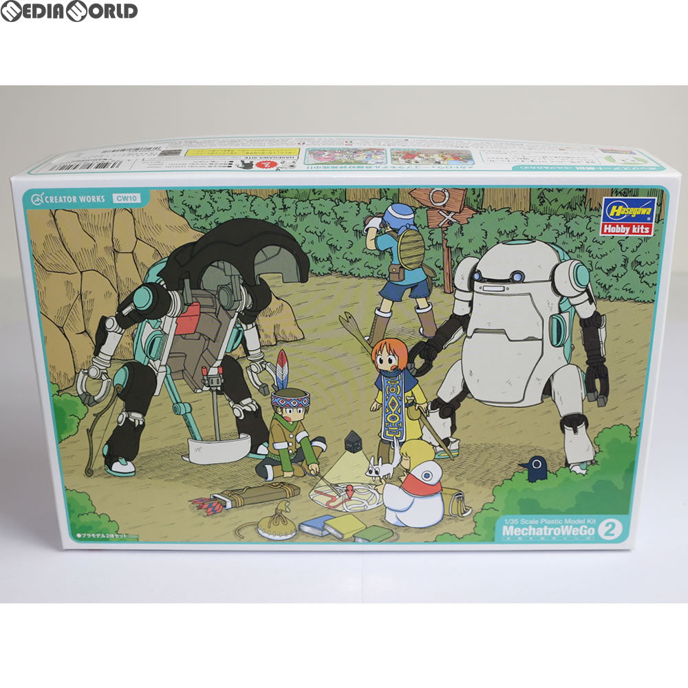 【新品即納】[PTM] CW10 1/35 メカトロウィーゴ No.2 ミルク&カカオ(2体セット) プラモデル ハセガワ(20150617)