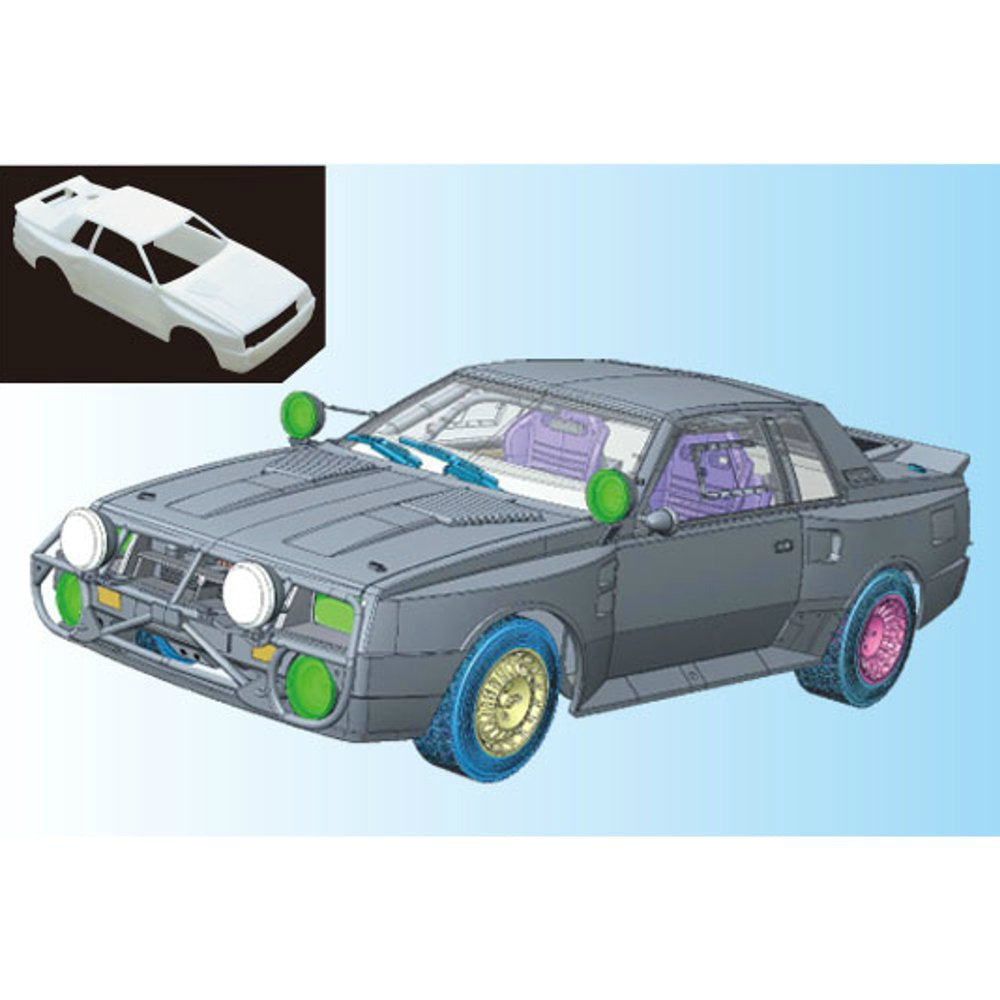 【新品即納】[PTM] BEEMAX No.4 1/24 TA64 セリカ '85 サファリラリー仕様 プラモデル アオシマ(20160109)