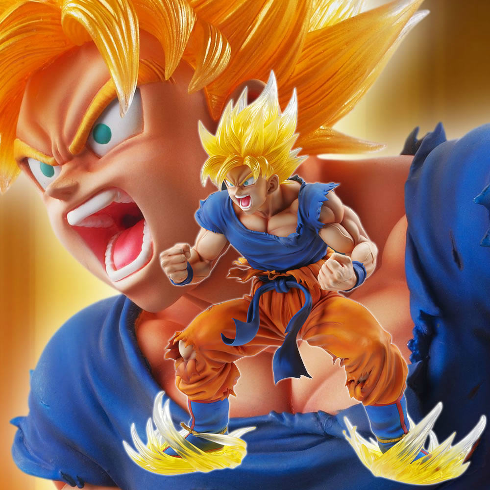 【新品即納】[FIG]超像Artコレクション ドラゴンボール改 スーパーサイヤ人 孫悟空 Ver.2(クリアーヘアー版)再販 フィギュア メディコス・エンタテインメント(20150912)