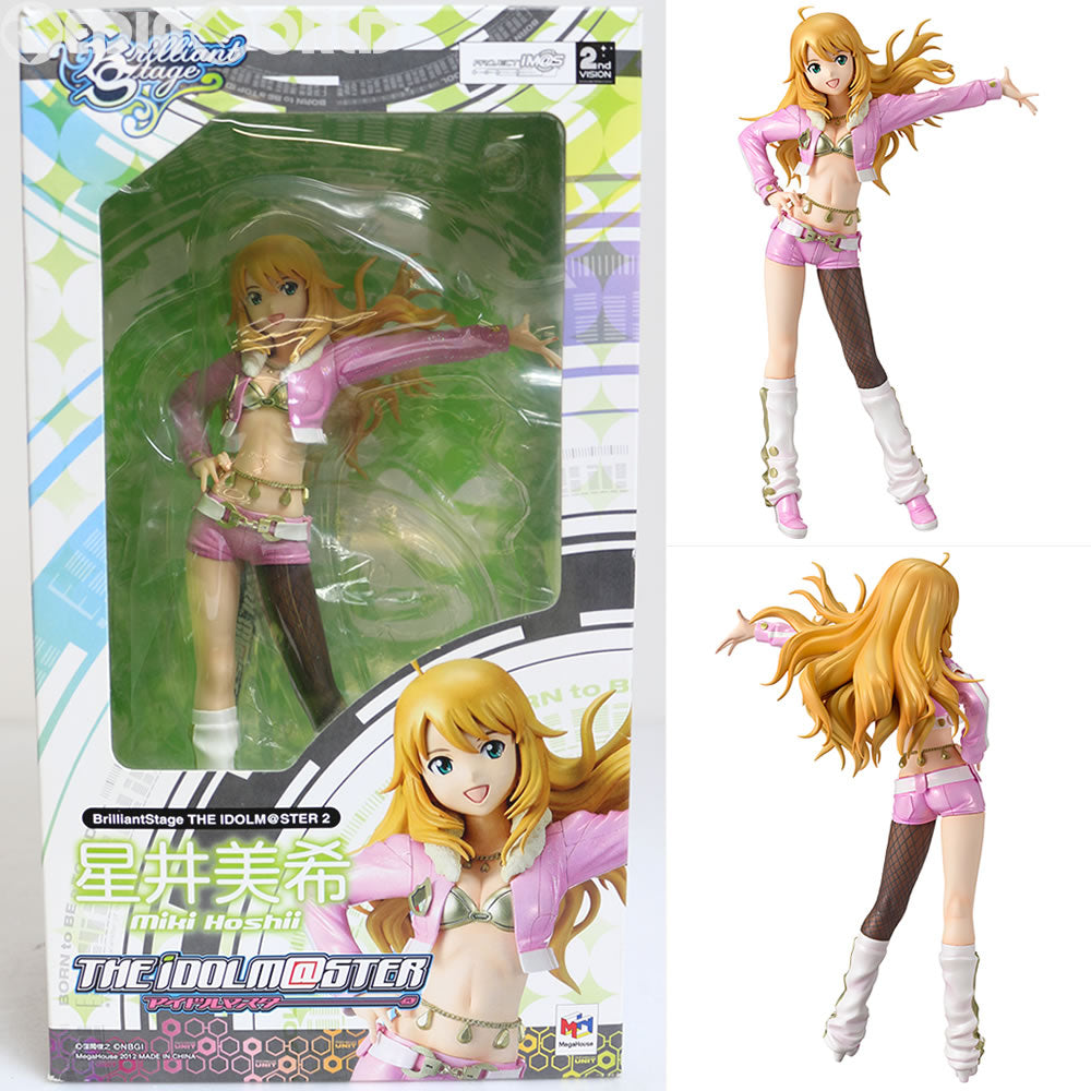 【中古即納】[FIG] ブリリアントステージ 星井美希(ほしいみき) アイドルマスター2(THE IDOLM@STER 2) 1/7 完成品 フィギュア メガハウス(20120331)