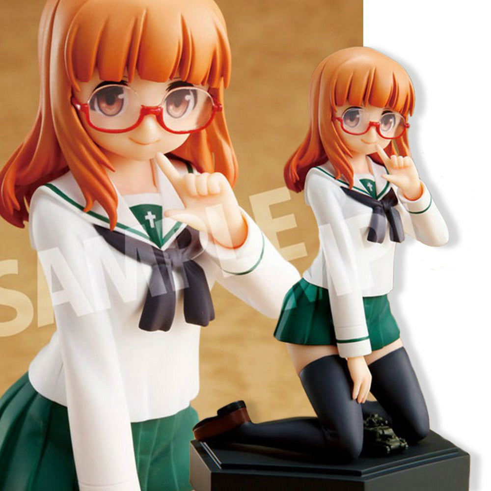 【新品即納】[FIG] 武部沙織 1/350スケールM3中戦車リー付き ガールズ&パンツァー フィギュア キャラアニ(トイズワークス) (20150830)