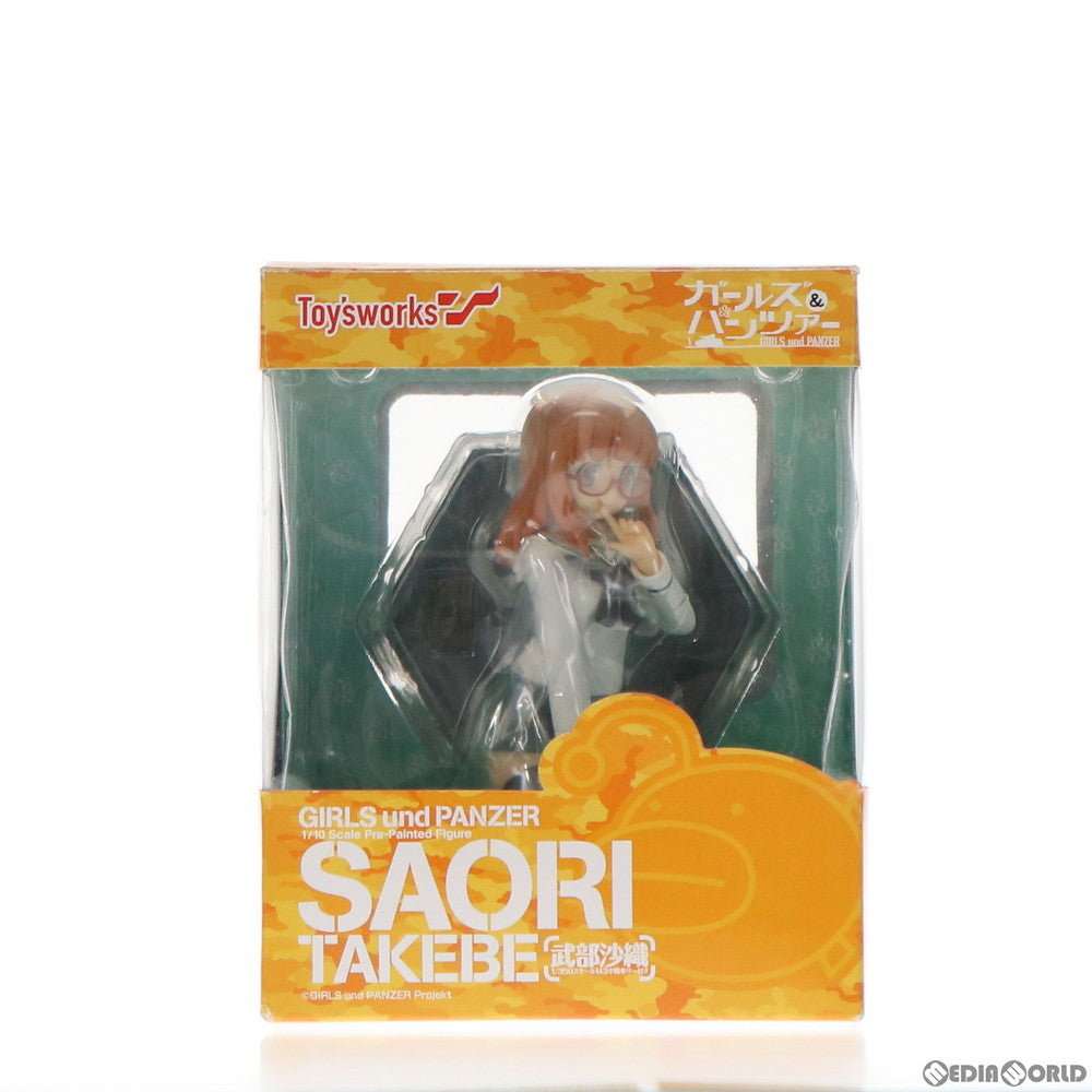【中古即納】[FIG] 武部沙織(たけべさおり) (1/350スケールM3中戦車リー付き) ガールズ&パンツァー 1/10 完成品 フィギュア キャラアニ(トイズワークス) (20150830)