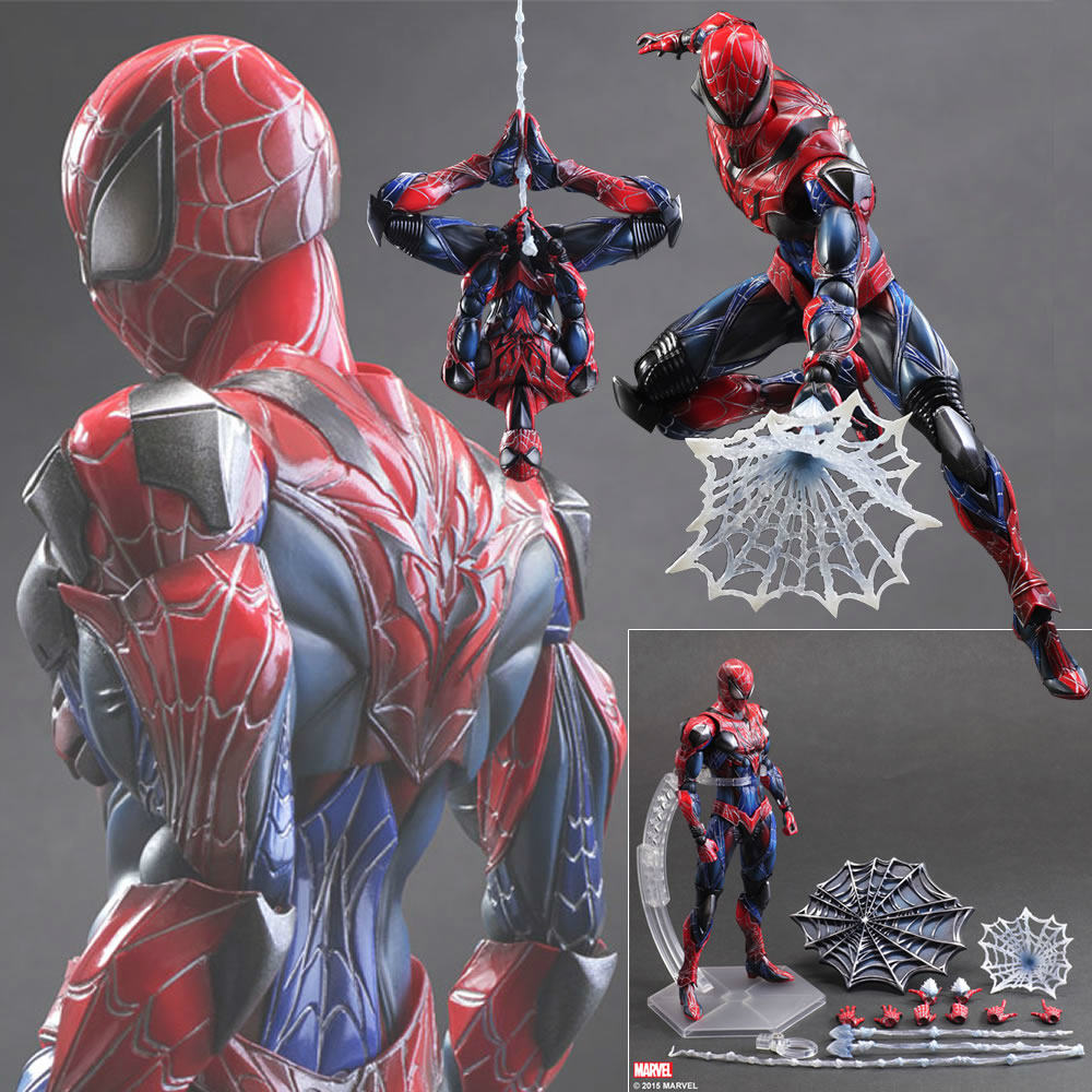 【新品即納】[FIG] MARVEL UNIVERSE VARIANT プレイアーツ改 スパイダーマン フィギュア スクウェア・エニックス(20150814)