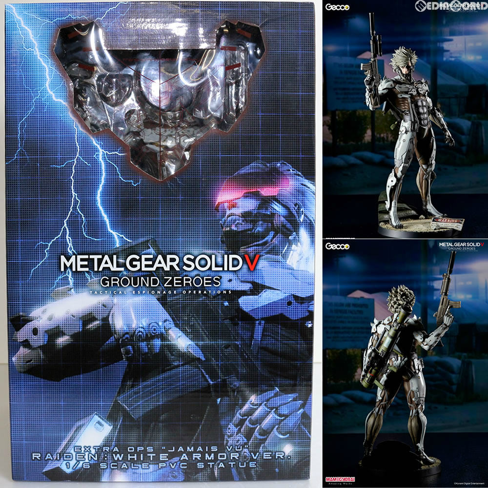 【中古即納】[FIG] 雷電 SDCC2015/豆魚雷流通限定 ホワイトアーマーVer. メタルギア ソリッド V グラウンド・ゼロズ ジャメヴ・ミッション 1/6スケール・スタチュー Gecco(ゲッコウ) (20150726)