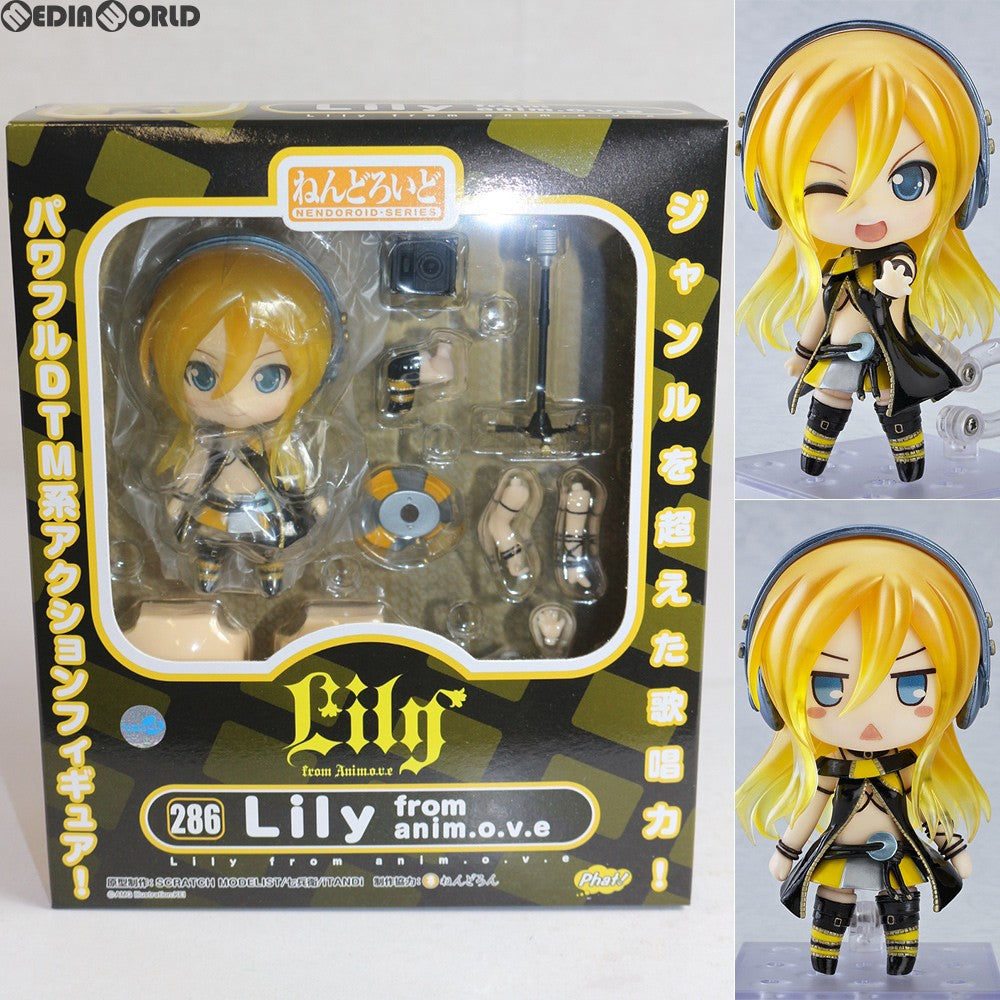 【中古即納】[FIG] ねんどろいど 286 Lily(りりぃ) from anim.o.v.e バーチャルボーカリスト 完成品 可動フィギュア Phat!(ファットカンパニー) (20130331)
