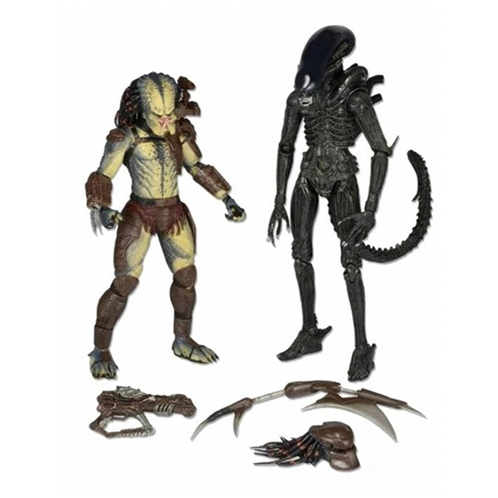 【新品即納】[FIG] エイリアンvsプレデター/ ケナーライン レネゲイド・プレデター&エイリアン 7インチ アクションフィギュア 2PK ネカ(20151003)