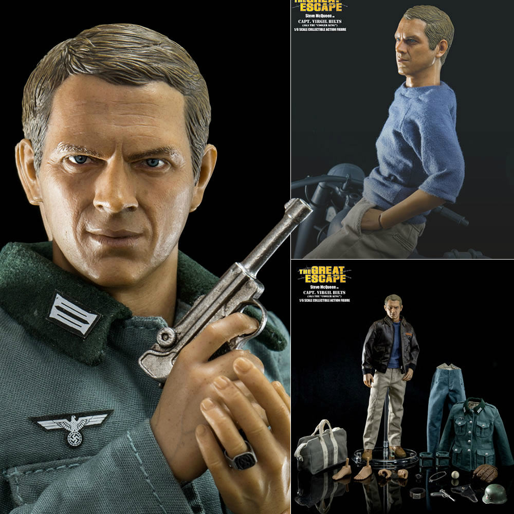 【新品即納】[FIG] マイ フェイバリット レジェンド シリーズ 大脱走 1/6 スティーブ・マックイーン デラックス ver. ドール スターエーストイズ(20150823)