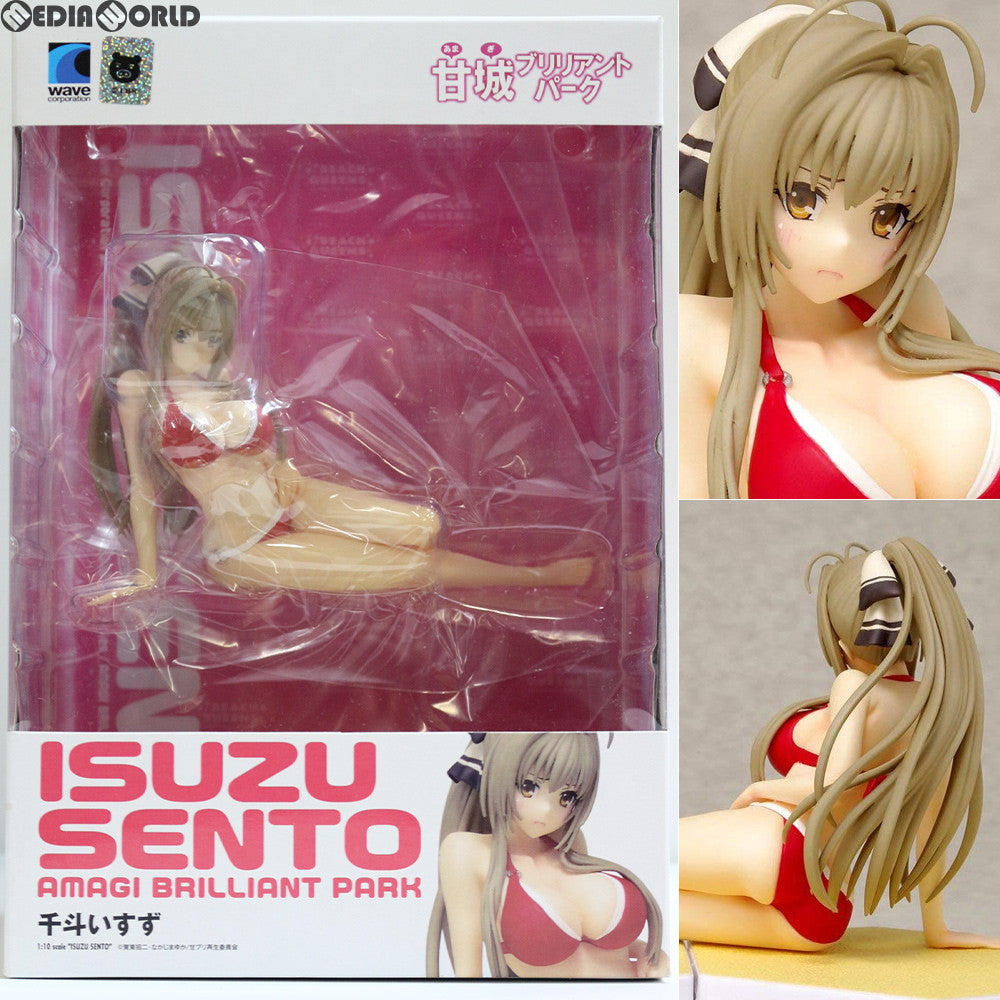 【中古即納】[FIG] BEACH QUEENS(ビーチクイーンズ) 千斗いすず(せんといすず) 甘城ブリリアントパーク 1/10 完成品 フィギュア(NF-390) ウェーブ(WAVE) (20151022)