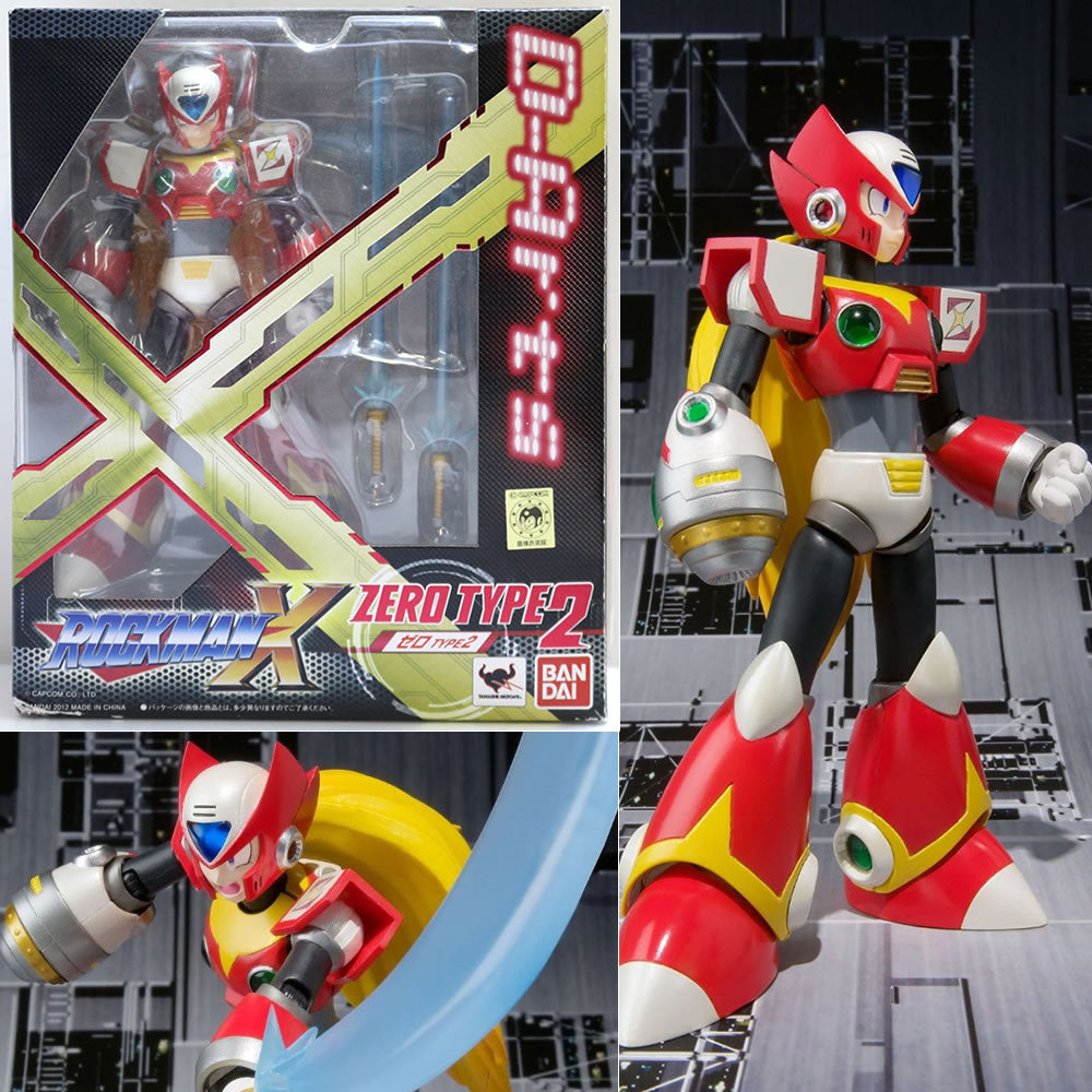 【中古即納】[FIG] D-Arts ゼロ(TYPE 2) ロックマンX2 完成品 可動フィギュア バンダイ(20120526)
