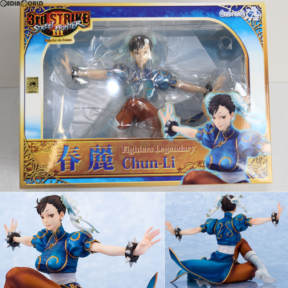 【中古即納】[FIG] マイルストン流通限定 春麗(チュンリー) STREET FIGHTER III 3rd STRIKE Fighters Legendary ストリートファイターIII 1/8 完成品 フィギュア エンブレイスジャパン(20160122)