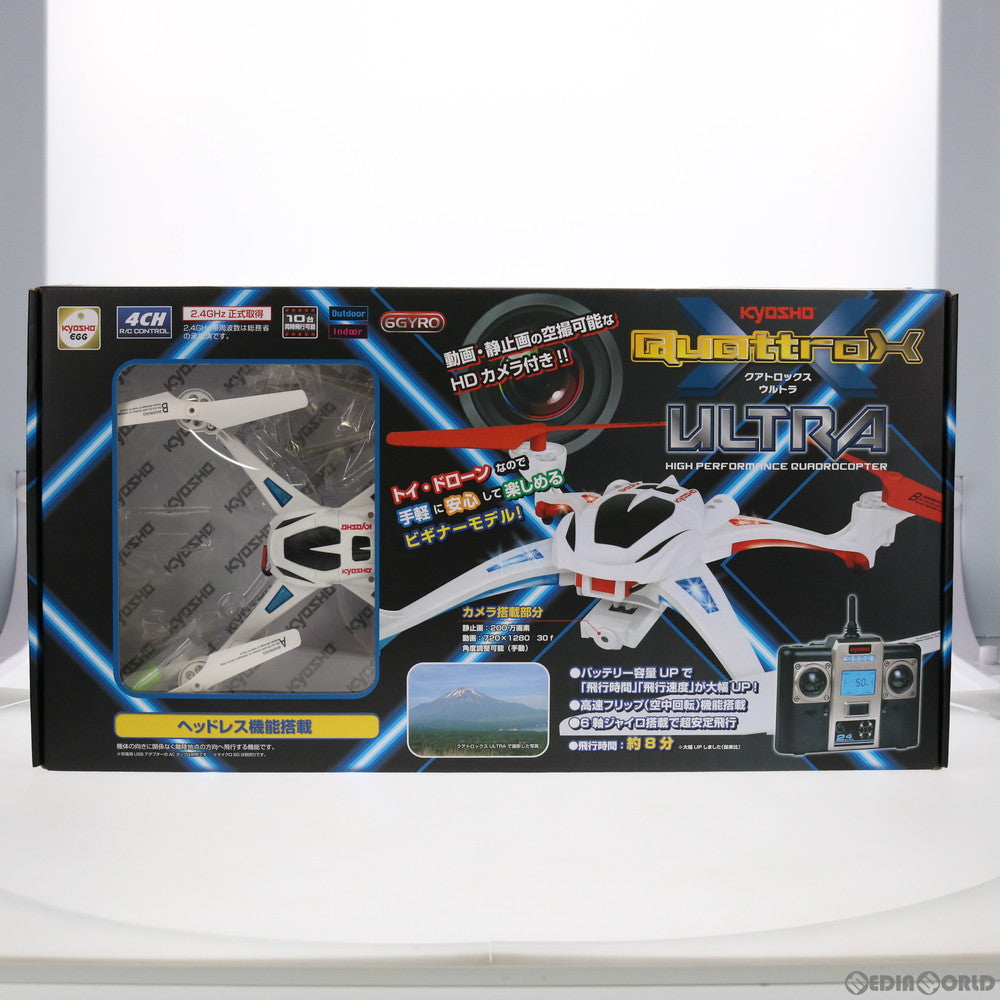 【新品即納】[TOY] 54054 QuattroX ULTRA(クアトロックス ウルトラ) ドローンRC ラジコンヘリ 京商EGG(20150820)