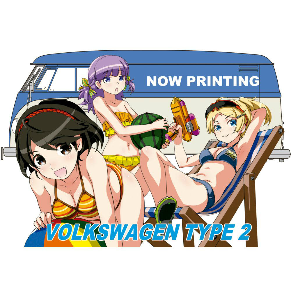 【新品即納】[PTM] SP333 1/24 フォルクスワーゲン タイプ2 デリバリーバン「たまごガールズ サマーペイント2015」 プラモデル ハセガワ(20150822)