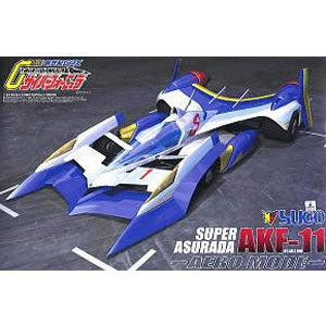 【新品即納】[PTM] サイバーフォーミュラ No.10 1/24 スーパーアスラーダAKF-11 エアロモード(再販) プラモデル アオシマ(20151203)