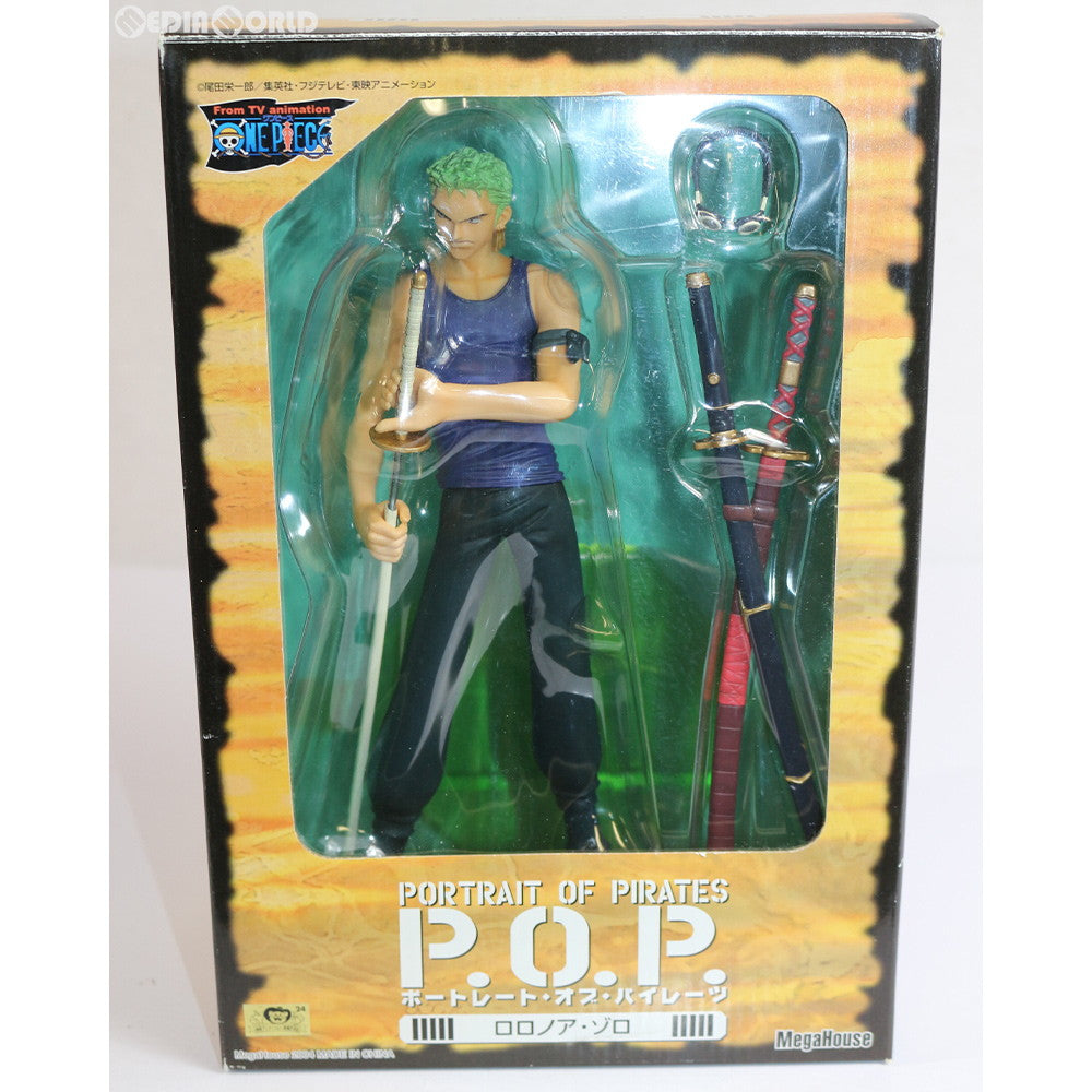 【中古即納】[FIG] エクセレントモデル Portrait.Of.Pirates P.O.P ロロノア・ゾロ ONE PIECE(ワンピース) 1/8 完成品 フィギュア メガハウス(20040430)