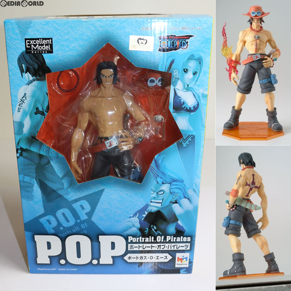 【中古即納】[FIG] P.O.P Portrait.Of.Pirates ポートガス・D・エース ワンピースシリーズNEO-2 フィギュア メガハウス(20071201)