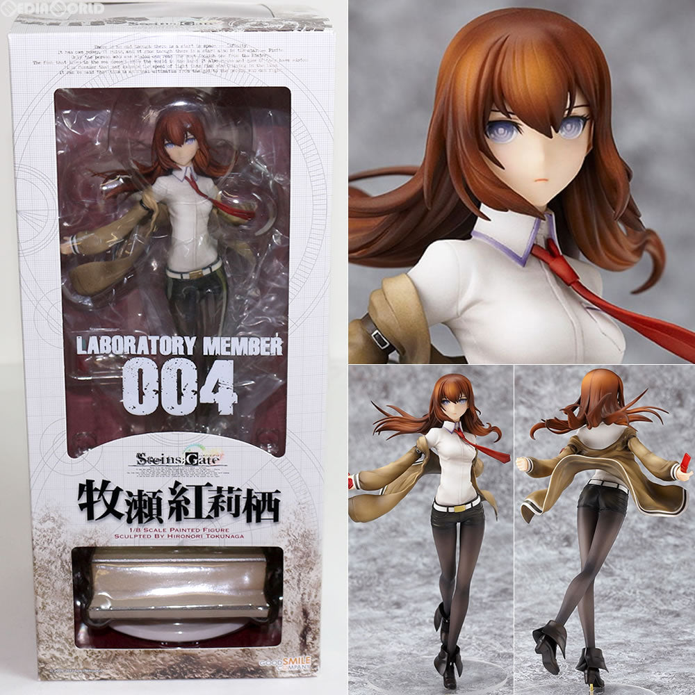 【中古即納】[FIG]牧瀬紅莉栖(まきせくりす) STEINS;GATE(シュタインズ・ゲート) 1/8 完成品 フィギュア グッドスマイルカンパニー(20120331)