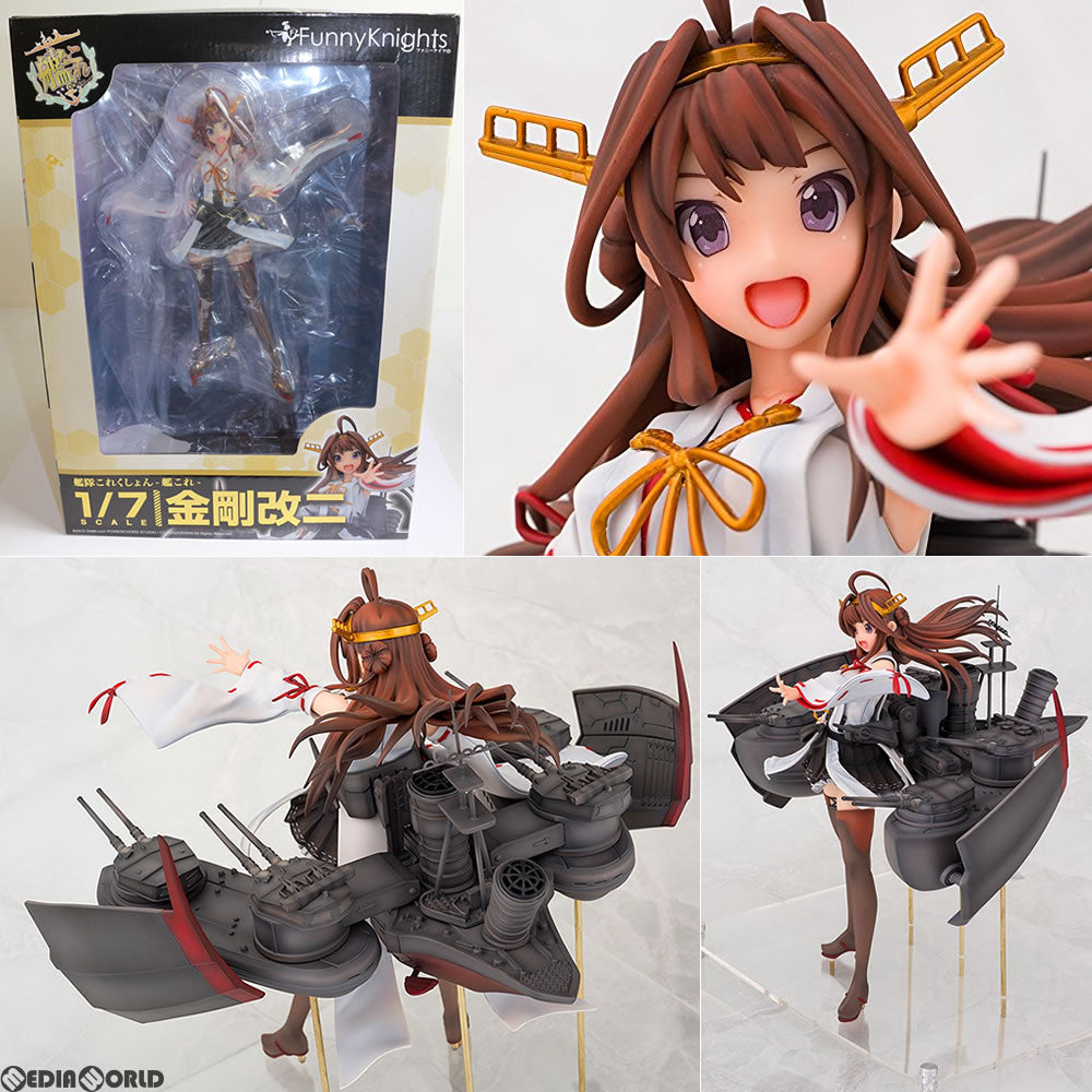 【中古即納】[FIG] 金剛改二(こんごうかいに) 艦隊これくしょん -艦これ- 1/7 完成品 フィギュア ファニーナイツ(アオシマ) (20151217)