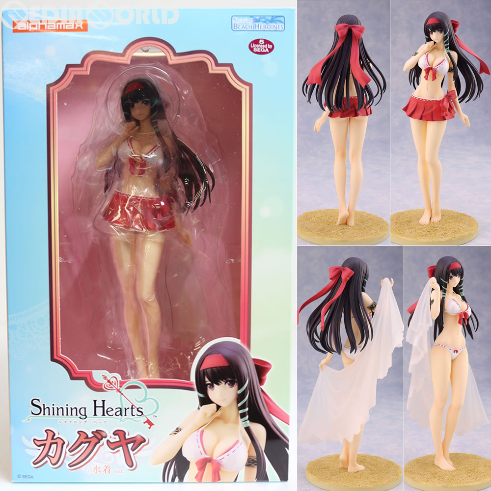 【中古即納】[FIG] カグヤ 水着ver. 1/7完成品 シャイニング・ハーツ フィギュア アルファマックス(20151220)