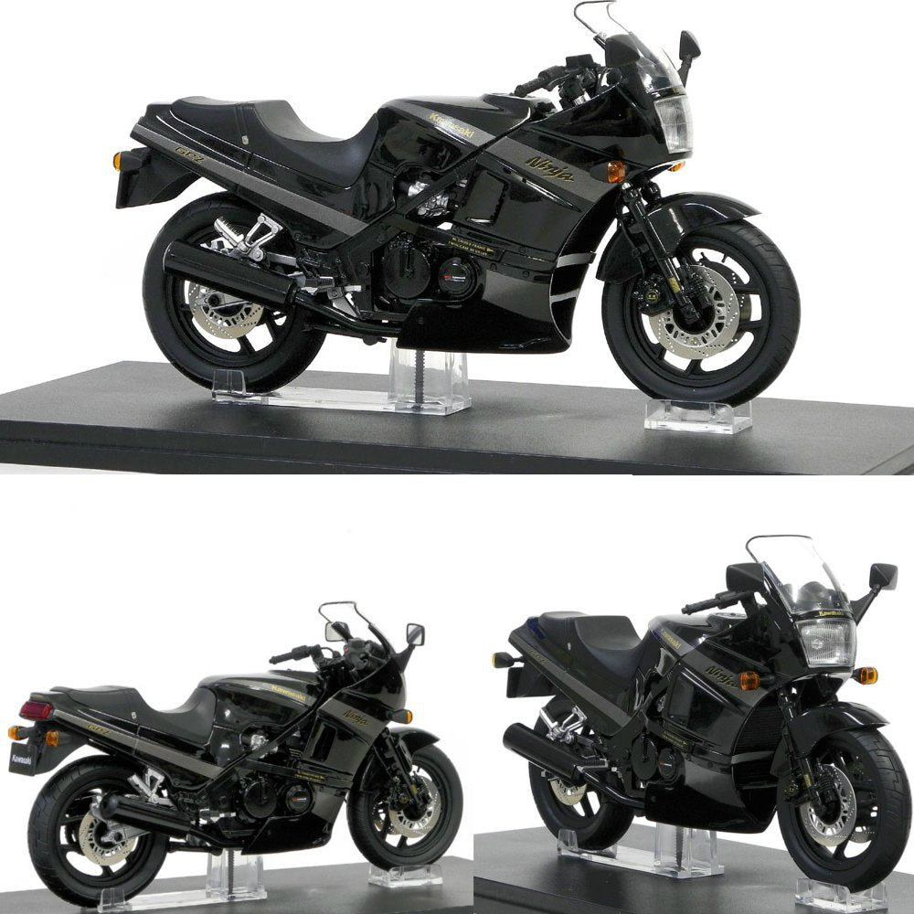 【新品即納】[PTM] 1/12 Kawasaki GPZ400R ブラック/グレー 完成品 MFP02BK モデラーズ(20160324)