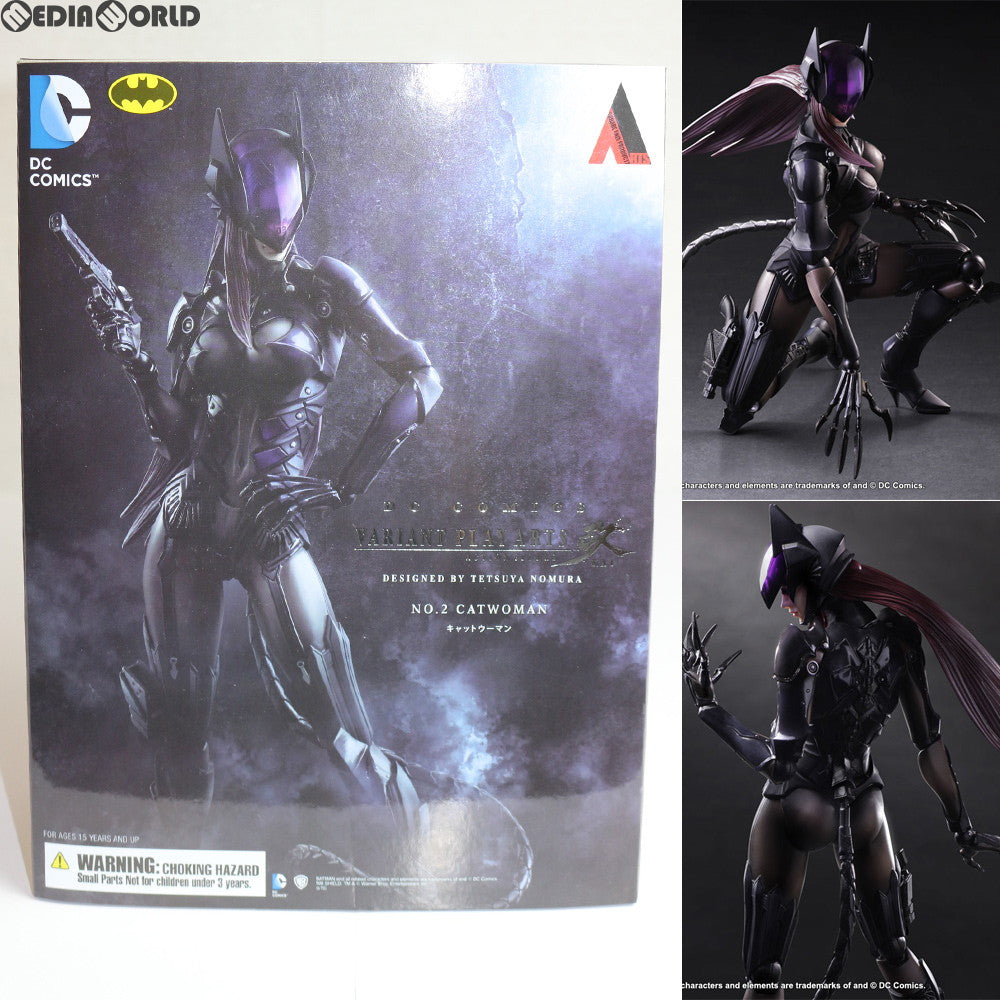 【新品即納】[FIG] DC Comics VARIANT PLAY ARTS 改-KAI- DESIGNED BY TETSUYA NOMURA キャットウーマン (プレイアーツ改) スクウェア・エニックス(20151106)