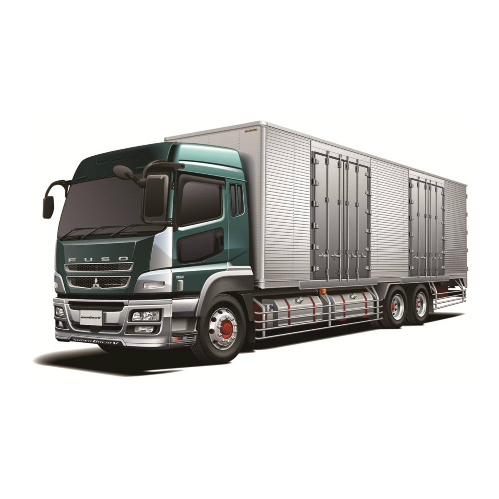 【新品即納】[PTM] ヘビーフレイト20 1/32 三菱ふそう '14スーパーグレートV FU ハイスターW観音扉 プラモデル アオシマ(20151005)