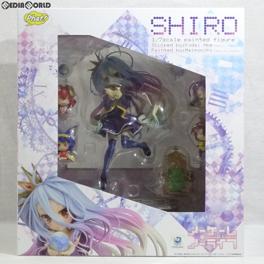 【中古即納】[FIG] 白(しろ) ノーゲーム・ノーライフ 1/7 完成品 フィギュア Phat!(ファットカンパニー) (20180422)