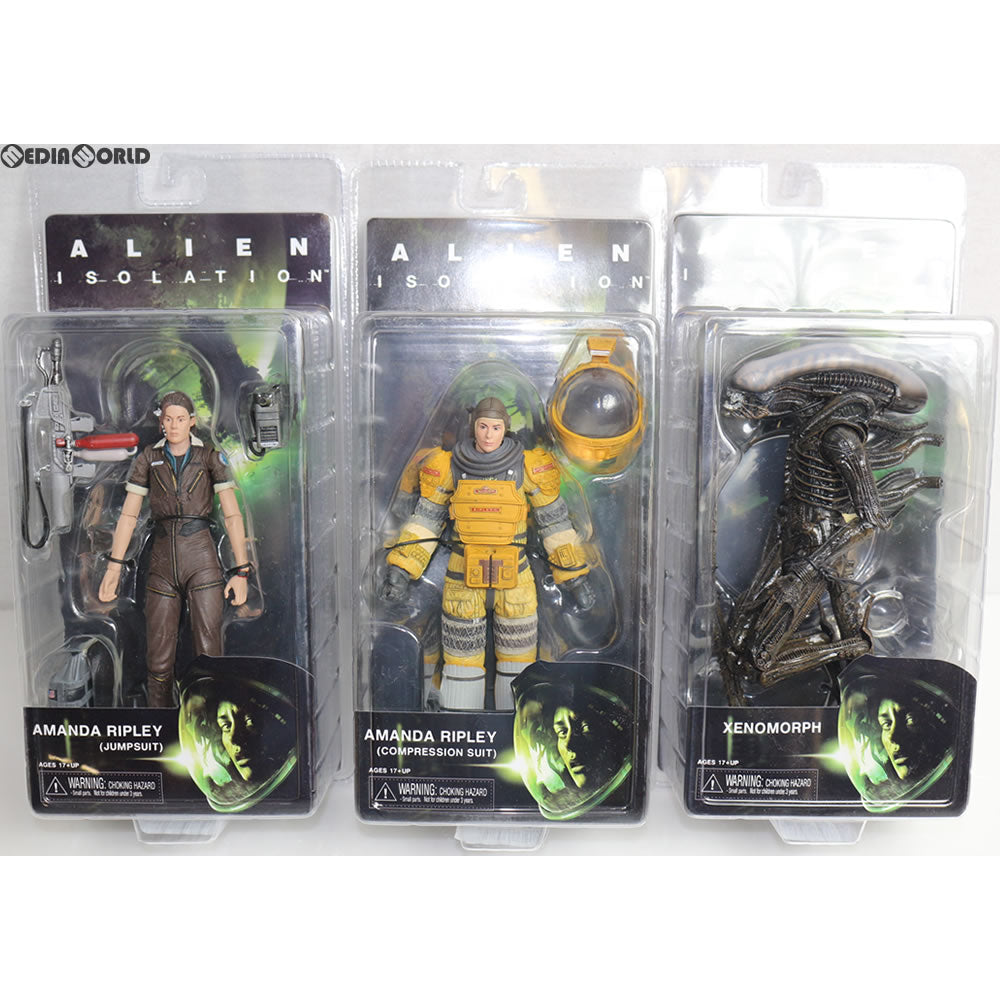 【新品即納】[FIG] エイリアン/ 7インチ アクションフィギュア シリーズ6 エイリアン アイソレーション 3種セット ネカ(20160114)