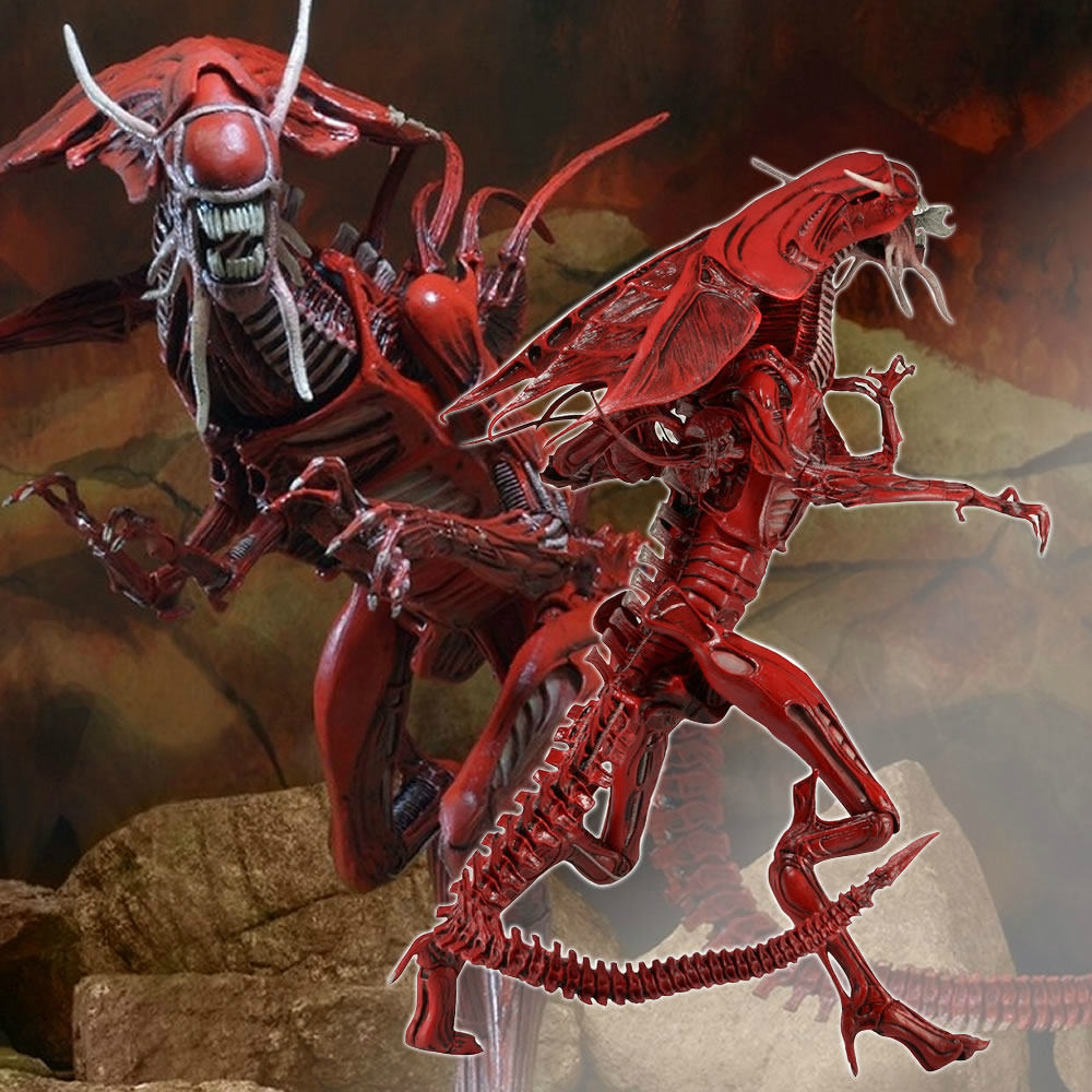 【新品即納】[FIG] エイリアン/ 7インチ アクションフィギュア シリーズ ウルトラデラックス ジェノサイド レッド エイリアン・クイーン ネカ(20151208)