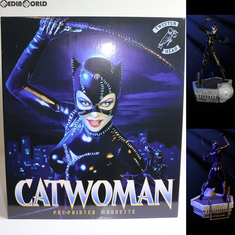 【中古即納】[FIG] マケット キャットウーマン バットマン リターンズ 完成品 フィギュア スタチュー ツイーターヘッド/ホットトイズ(20160417)