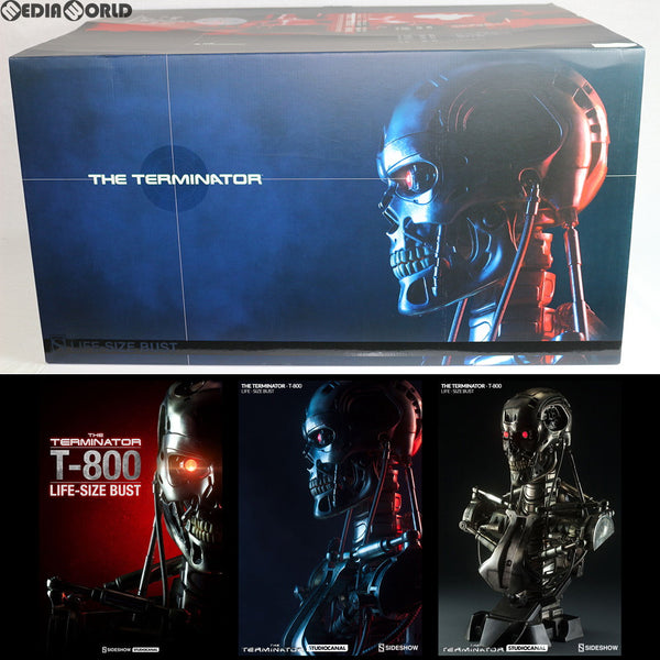 【中古即納】[FIG]等身大バスト T-800 ターミネーター 1/1 エンドスケルトン ライフサイズ バスト フィギュア サイドショウ (20160625)