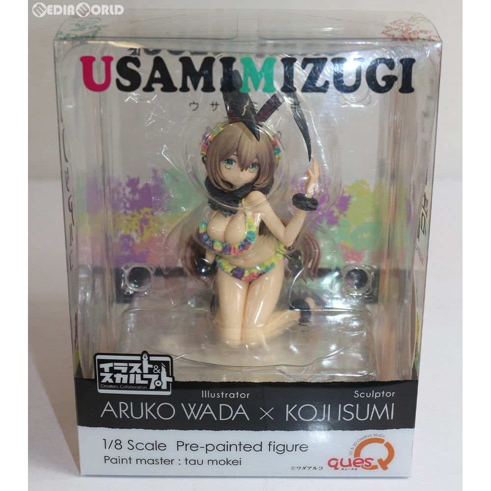 【新品即納】[FIG] イラスト&スカルプト USAMIMIZUGI-ウサミミズギ- 1/8完成品 フィギュア キューズQ(20151213)