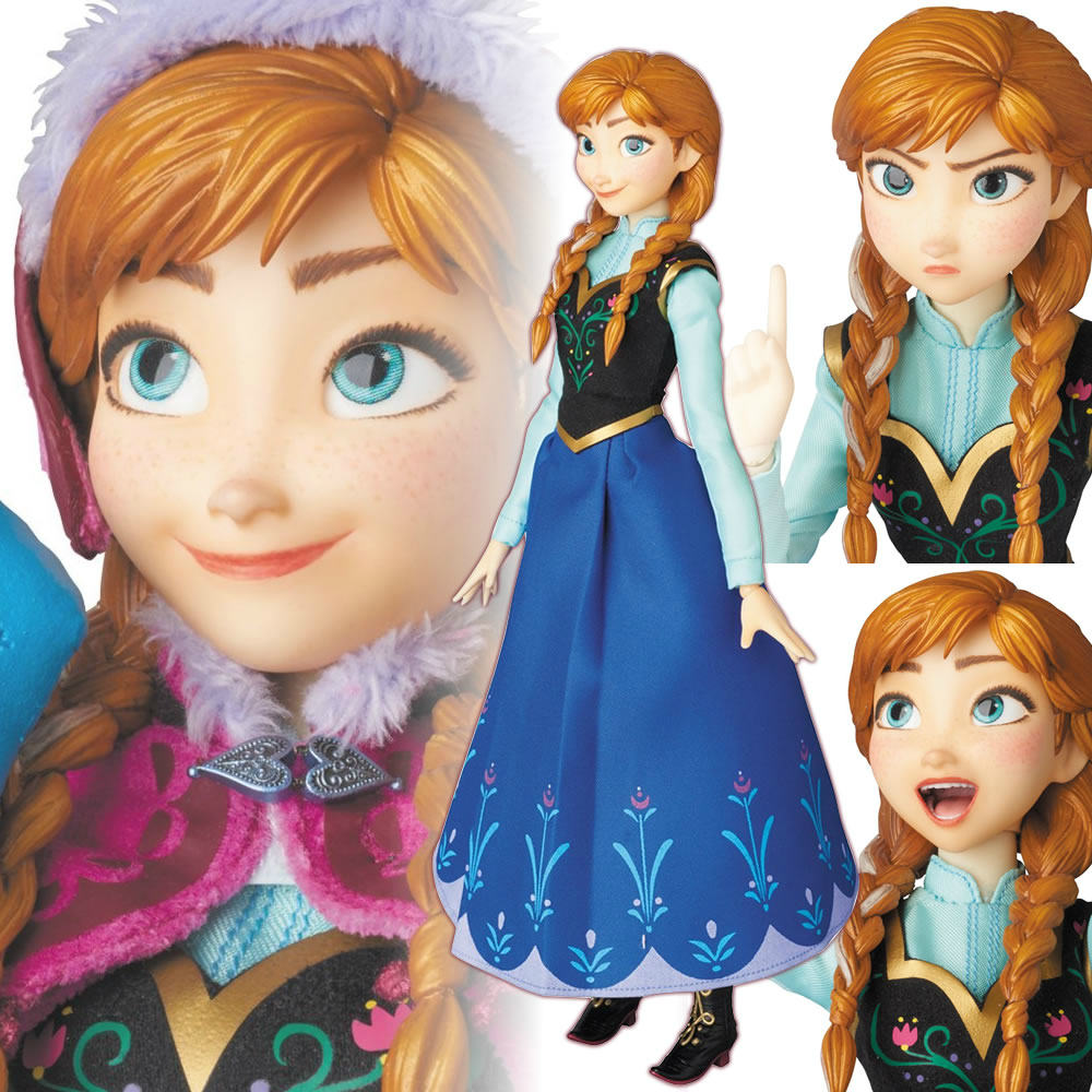 【新品即納】[FIG] リアルアクションヒーローズ No.728 RAH アナ アナと雪の女王 フィギュア メディコム・トイ(20160612)
