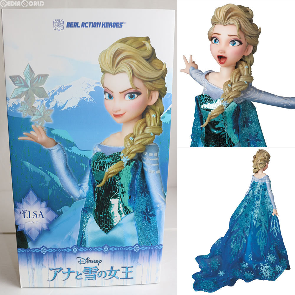 【新品即納】[FIG] リアルアクションヒーローズ No.729 RAH エルサ アナと雪の女王 フィギュア メディコム・トイ(20160731)