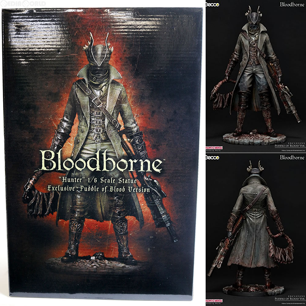 【新品即納】[FIG] 数量限定生産 Bloodborne / 狩人(ハンター) パドル オブ ブラッドVer. 1/6スタチュー 完成品 フィギュア Gecco(ゲッコウ) (20160218)