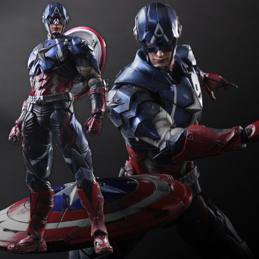 【新品即納】[FIG] MARVEL UNIVERSE VARIANT PLAY ARTS改(プレイアーツ改) キャプテン・アメリカ スクウェア・エニックス(20151218)