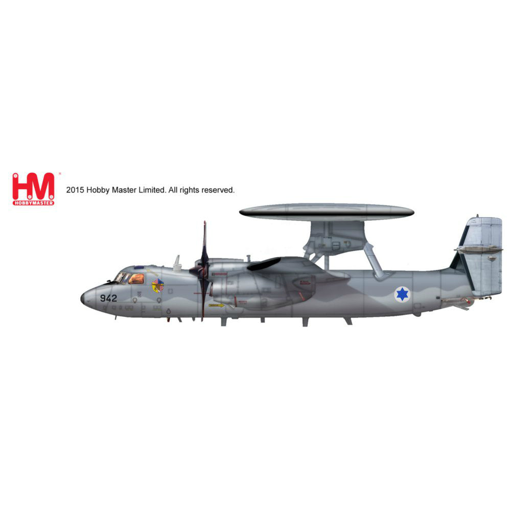 【新品即納】[PTM] HA4805 1/72 E-2C ホークアイ イスラエル空軍 ダイキャスト完成品 ホビーマスター(20160110)