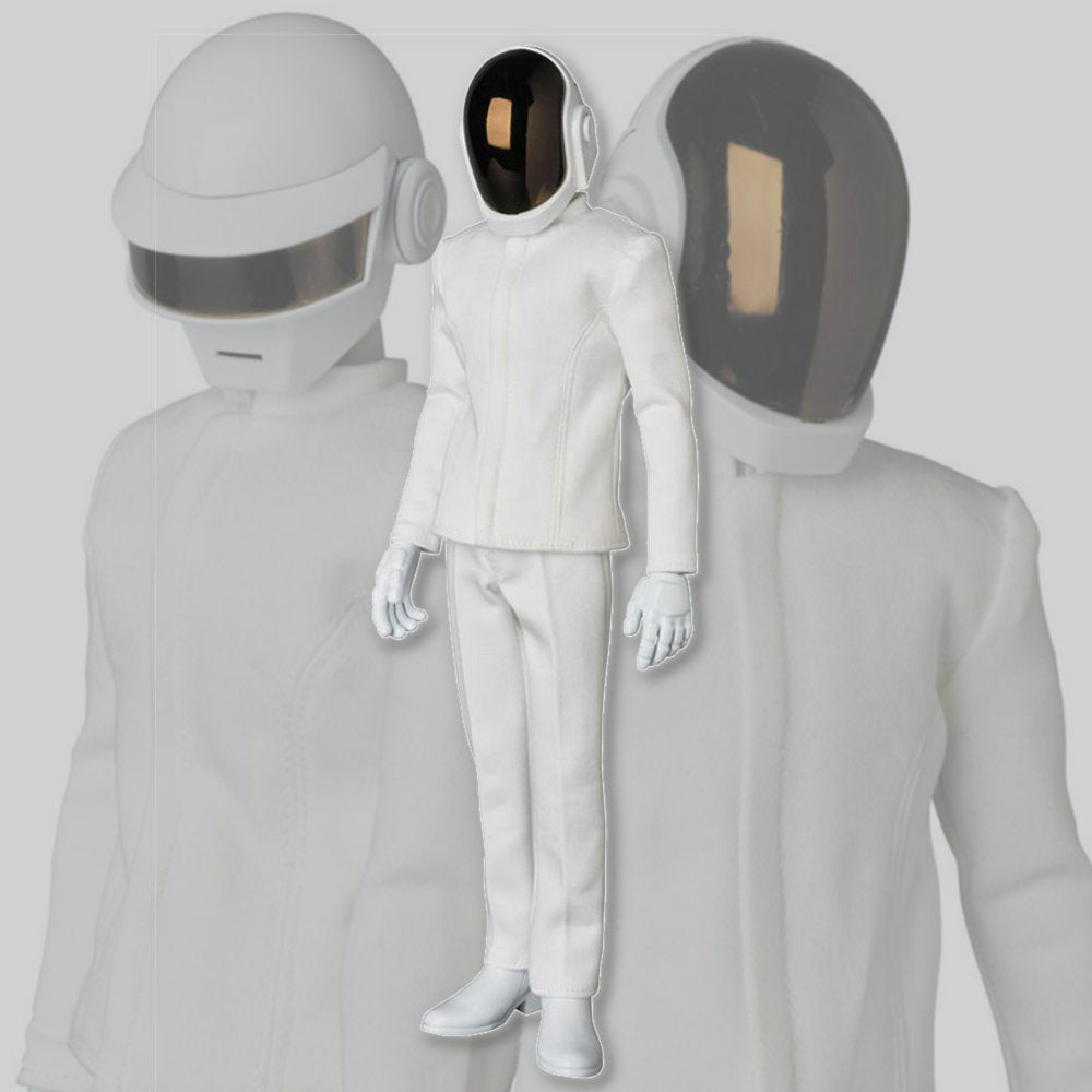 【新品即納】[FIG] リアルアクションヒーローズ No.734 RAH DAFT PUNK(WHITE SUITS Ver.) GUY-MANUEL de HOMEM-CHRISTO メディコム・トイ(20160320)