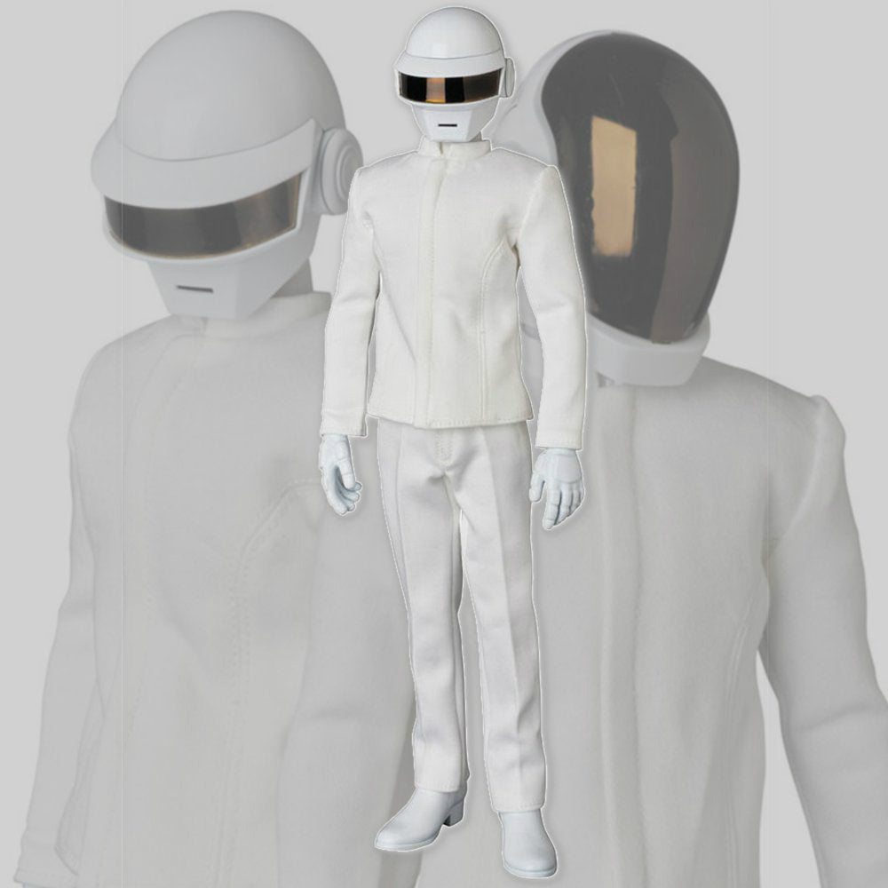 【新品即納】[FIG] リアルアクションヒーローズ No.735 RAH DAFT PUNK(WHITE SUITS Ver.) THOMAS BANGALTER メディコム・トイ(20160320)