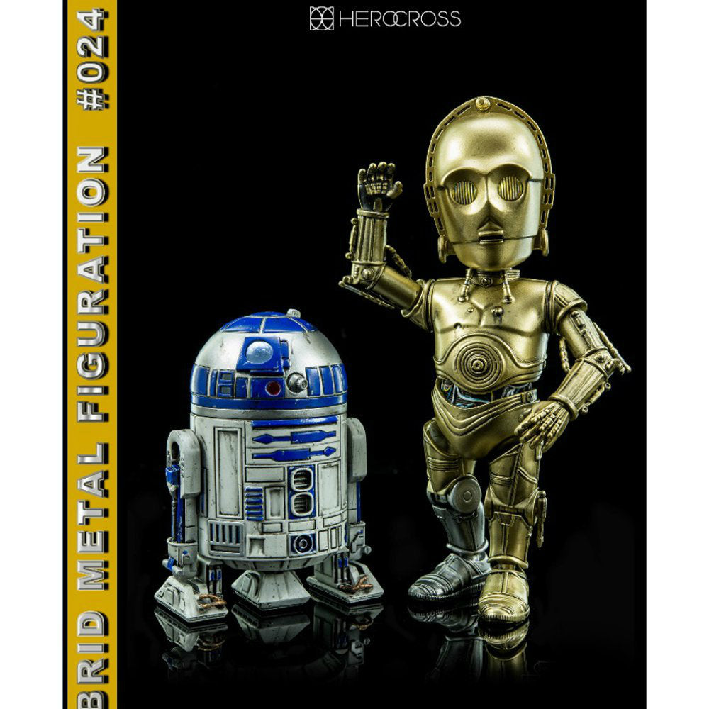 【新品即納】[FIG] ハイブリッド・メタル・フィギュレーション#024 C-3PO&R2-D2 スター・ウォーズ フィギュア ヒーロークロス(20161219)