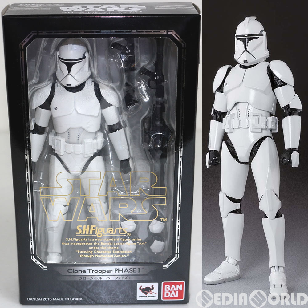 【新品即納】[FIG] S.H.Figuarts(フィギュアーツ) クローン・トルーパー フェイズ1 スター・ウォーズ フィギュア バンダイ(20151128)