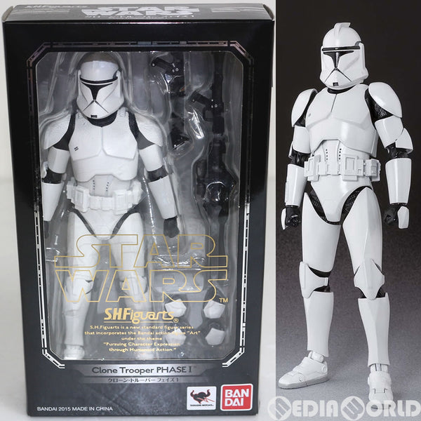【未開封】スターウォーズ クローントルーパー フェイズ1 S.H フィギュアーツ S.H.Figuarts クローン・トルーパー フェイズ1 キャプテン | 魂