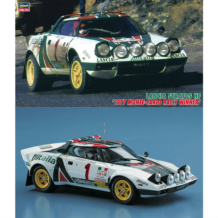 【中古即納】[PTM] CR32 1/24 ランチア ストラトスHF 1977モンテカルロラリー ウィナー プラモデル(25032) ハセガワ(20151122)