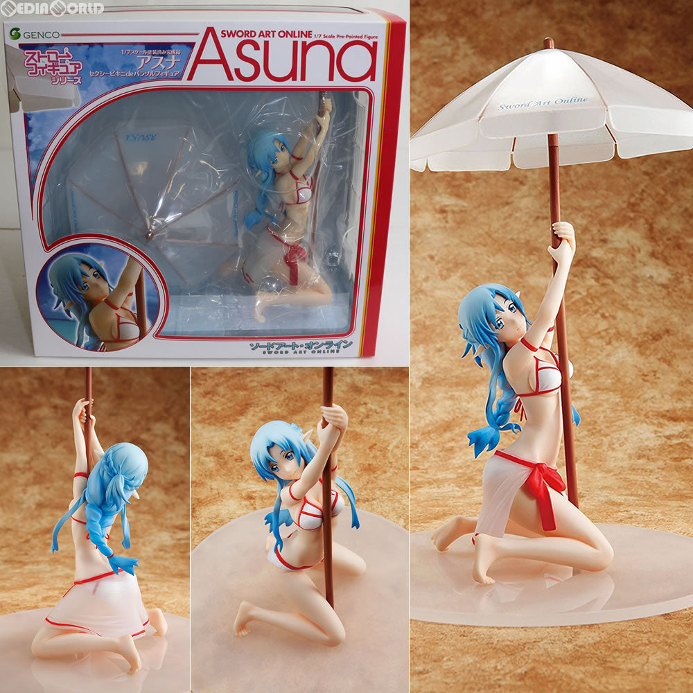 【中古即納】[FIG] アスナ セクシービキニdeパラソルフィギュア 1/7完成品 ソードアート・オンラインII ジェンコ(20160129)