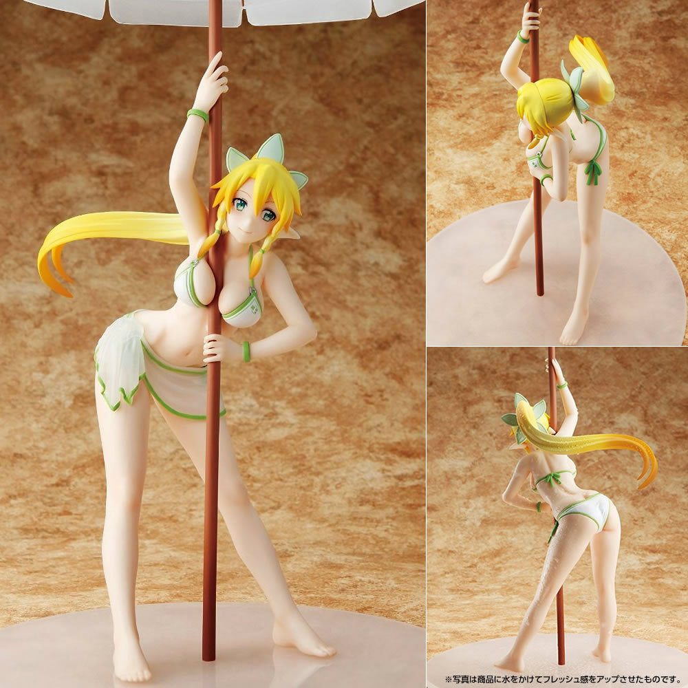 【新品即納】[FIG] リーファ セクシービキニdeパラソルフィギュア 1/7完成品 ソードアート・オンラインII ジェンコ(20160325)