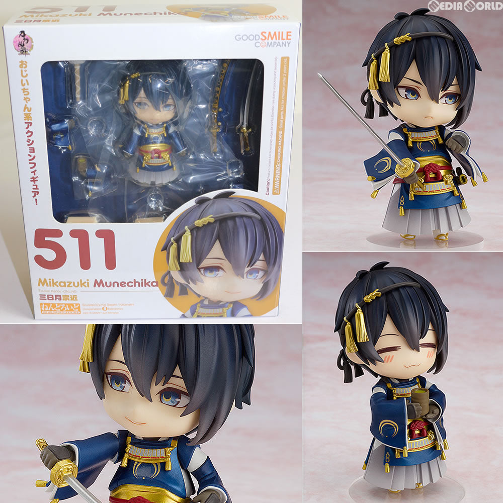 【新品即納】[FIG](再販)ねんどろいど 511 三日月宗近(みかづきむねちか) 刀剣乱舞-ONLINE- 完成品 可動フィギュア グッドスマイルカンパニー(20210901)